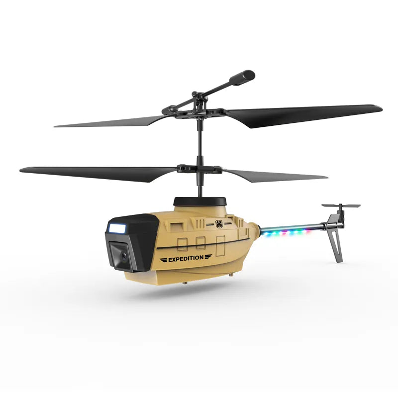 RC Helicopter Drone 4K Dual Camera Obstacle Avoidance Air Gesture Intelligent Hover LED Light Toys Gifts for Boys
