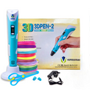 Viomicia 3D Pen with LCD Display 3d Pen For Kids with 12 PLA Filaments 36 Meters (118 Feet), Adapter, Scissors, Holder, Finger Tips Protectors and Doodling Book. Best Gift For Kids