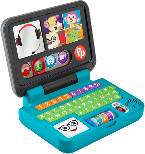 Let's Connect Laptop - UK English Edition, Electronic Toy with Smart Stages Learning Content for Infants and Toddlers