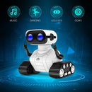 RC Robot Toys, Rechargeable Kids RC Robots for Girls & Boys, Remote Control Toy with LED Eyes & Music, for Children Age 3+ Years Old