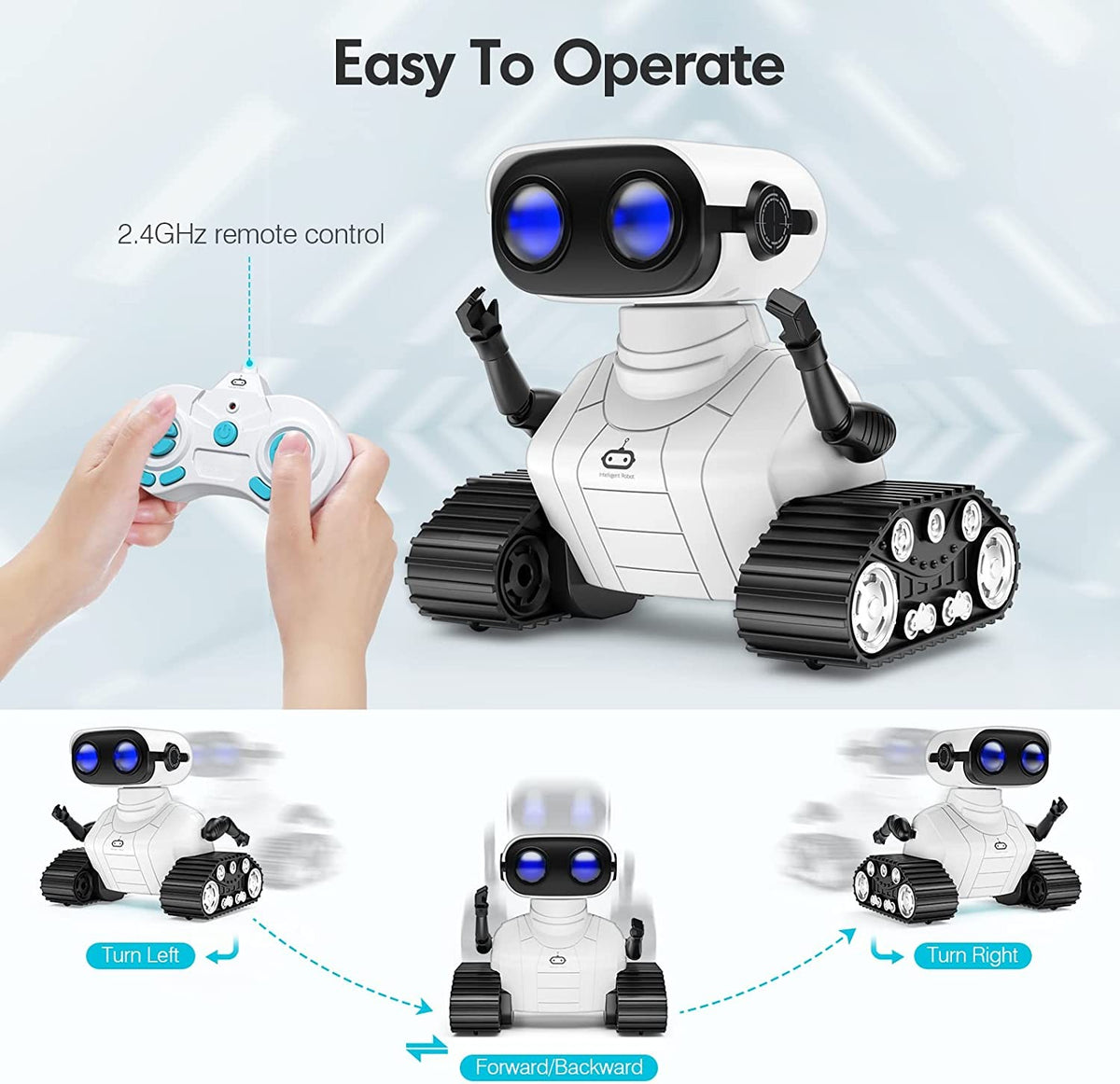 Robot Toys - Kids Toys Rechargeable RC outlet Robots, Remote Control Toy with A