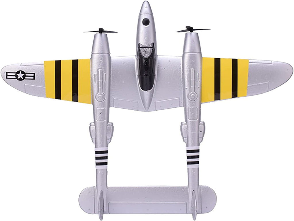 RC Plane Aircraft Glider,FX-816 Simulation P38 Airplane,2.4Ghz 2CH RC Airplane, Fixed-Wing Flight Toys, Glider Ready to Fly