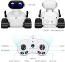 RC Robot Toys, Rechargeable Kids RC Robots for Girls & Boys, Remote Control Toy with LED Eyes & Music, for Children Age 3+ Years Old