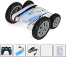 Viomicia 2.4G Remote Control Car Electric Stunt Car RC Double-sided Car 360°rotating Flower Car 4WD RC Twisted Car Charged RC Vehicle Boy Toy Car Children's Gifts zhengzilu (Color : Black)