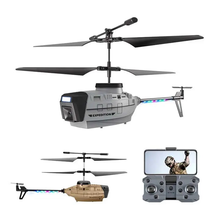 RC Helicopter Drone Helicopter 4K with Dual Camera Obstacle