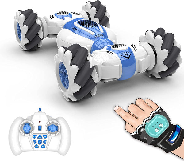 RC Stunt Car 2.4GHz 4WD Hand Controlled Watch Gesture Sensor Remote Control Deformable Electric Toy Cars Gift for Kids Boys Birthday