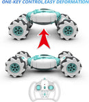 RC Stunt Car 2.4GHz 4WD Hand Controlled Watch Gesture Sensor Remote Control Deformable Electric Toy Cars Gift for Kids Boys Birthday