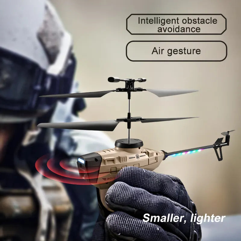RC Helicopter Drone 4K Dual Camera Obstacle Avoidance Air Gesture Inte
