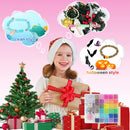 Viomicia 6000Pcs Clay Beads Kit, Multi-Colors Clay Beads for Jewellery Making, Bracelet Making Kit for Bracelet Necklace Earring DIY, 6mm Polymer Clay Flat Beads for Kids & Adults