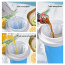 Slushy Maker Cup, Quick Frozen Magic Squeeze Cup, Smoothies Cup, Double Layer Squeeze Cooling Cup,for Kids Homemade Slushie Maker Summer DIY Milk Shake Ice Cream Maker