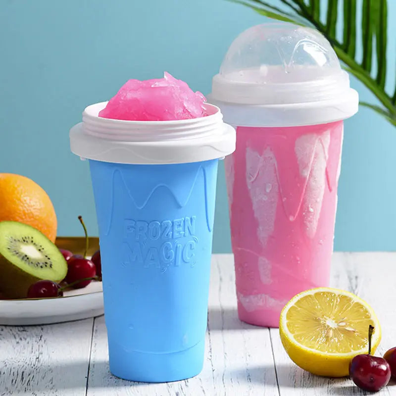 Summer Homemade Slushie Cup Frozen Magic Cup Ice Cream Maker