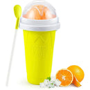 Slushy Maker Cup, Quick Frozen Magic Squeeze Cup, Smoothies Cup, Double Layer Squeeze Cooling Cup,for Kids Homemade Slushie Maker Summer DIY Milk Shake Ice Cream Maker