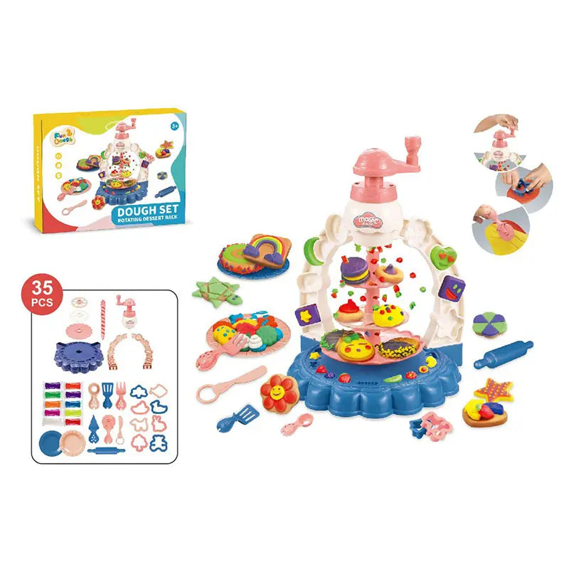 Playdoh Multifunction Activity Set for Children Aged 3 Years and Up with Endless Mold and Shape Possibilities