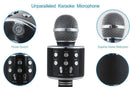 Wireless Karaoke Microphone with LED Lights, 4-in-1 Bluetooth Speaker for Android/iOS